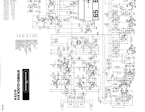 Stereo Clock 874 9.173H; Nordmende, (ID = 116452) Radio