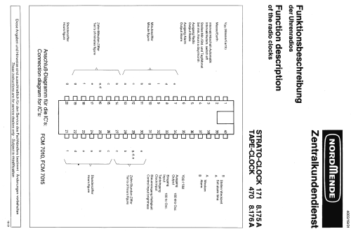 Strato-Clock 171 8.175.A; Nordmende, (ID = 115536) Radio