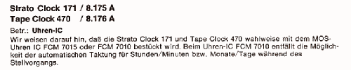 Strato-Clock 171 8.175.A; Nordmende, (ID = 1843029) Radio