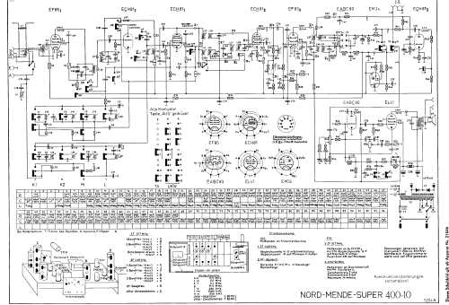 Super 400-10 Ch= 5204; Nordmende, (ID = 59254) Radio