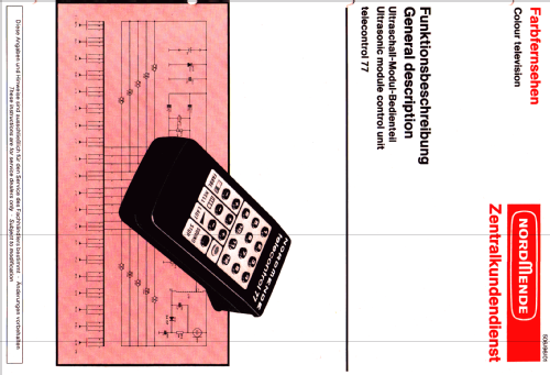 Telecontrol 77; Nordmende, (ID = 1660807) Misc