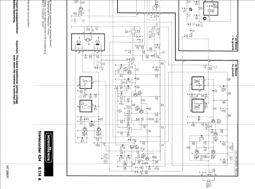 Transcorder 434 8.114A; Nordmende, (ID = 371258) Radio