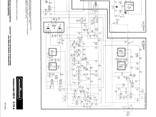 Transcorder 585K 8.115A; Nordmende, (ID = 367263) Radio