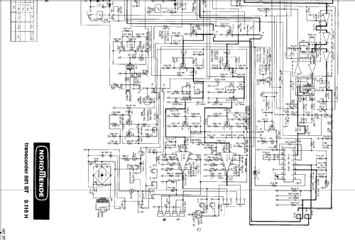 Transcorder 881 ST 9.116 H; Nordmende, (ID = 358088) Radio