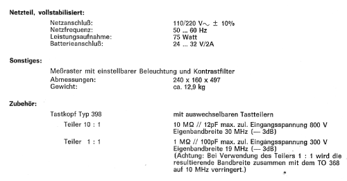 Transistor-Oszillograph TO 368; Nordmende, (ID = 1324814) Equipment