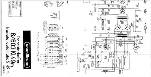 Transita Automatic S 49m S33 Ch= 6/603 KL49m ; Nordmende, (ID = 160935) Radio