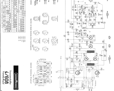 Transita-Royal Ch= 4/608; Nordmende, (ID = 65093) Radio