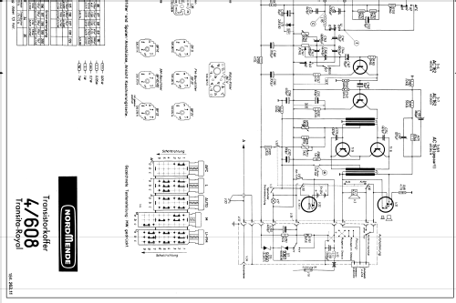 Transita-Royal Ch= 4/608; Nordmende, (ID = 631806) Radio