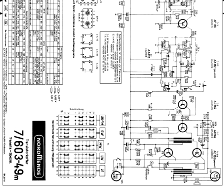 Transita-Spezial I031 Ch= 7/603-49m; Nordmende, (ID = 666570) Radio
