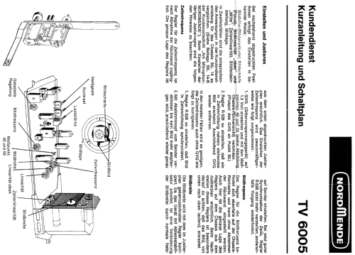 TV6005; Nordmende, (ID = 808584) Television