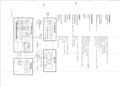 Universal-Oszillograph UO963; Nordmende, (ID = 2054733) Equipment