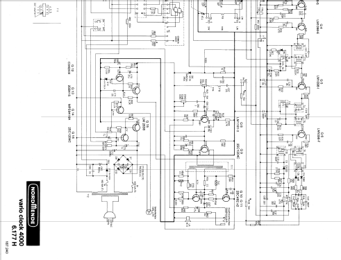 Vario Clock 4000 6.177H; Nordmende, (ID = 118430) Radio