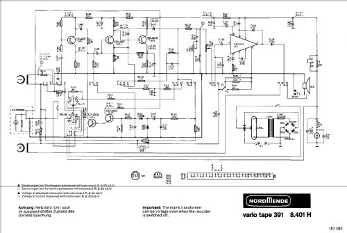 Vario tape 391 8.401 H; Nordmende, (ID = 358833) R-Player