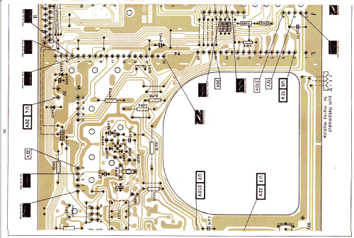 Vollmodul-Chassis F VI/90 777.510 A/C; Nordmende, (ID = 1653584) Television