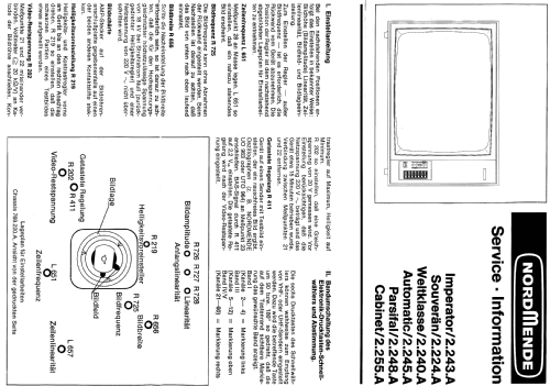 Weltklasse 2.240.A; Nordmende, (ID = 813710) Television