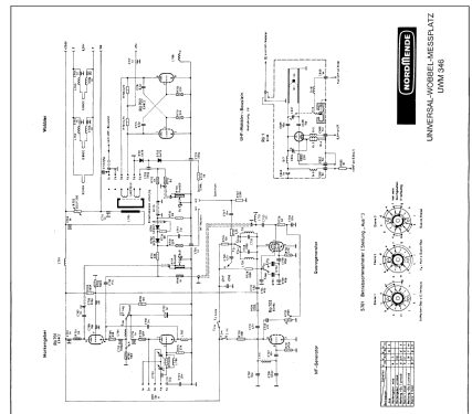 Universal-Wobbel-Meßplatz UWM346/U-2; Nordmende, (ID = 109181) Equipment