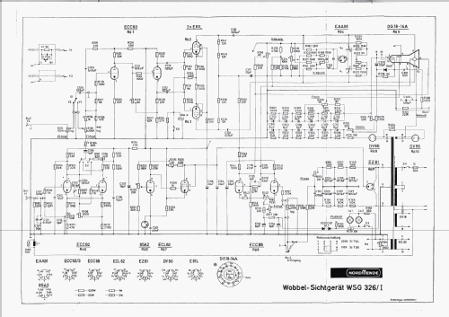 Wobbelsichtgerät WSG 326/I; Nordmende, (ID = 2202042) Equipment