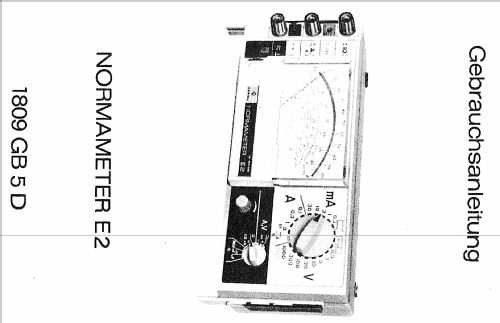 Normameter E2; NORMA Messtechnik (ID = 709596) Ausrüstung