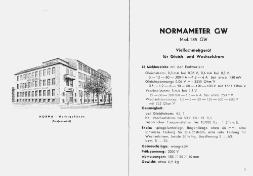 Normameter GW ; NORMA Messtechnik (ID = 1449838) Equipment