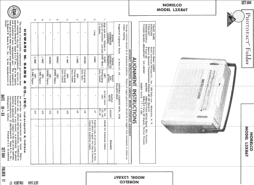 L3X86T ; Norelco, North (ID = 523370) Radio