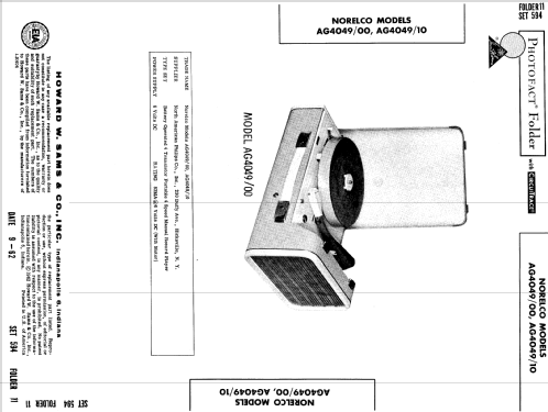 Norelco AG4049 /10; Norelco, North (ID = 531078) R-Player