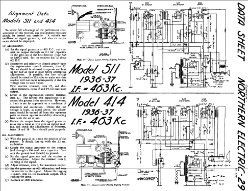 414 ; Northern Electric Co (ID = 767278) Radio