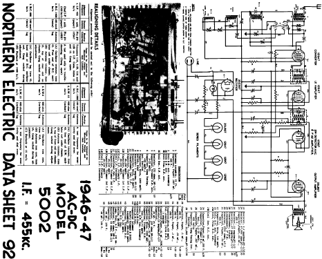 Baby Champ 5002; Northern Electric Co (ID = 769030) Radio