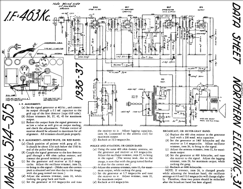 514 ; Northern Electric Co (ID = 767282) Radio