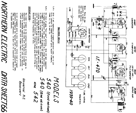 542 ; Northern Electric Co (ID = 769014) Radio