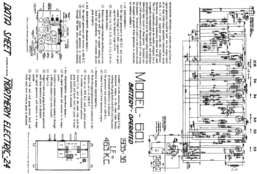 601 ; Northern Electric Co (ID = 766794) Radio