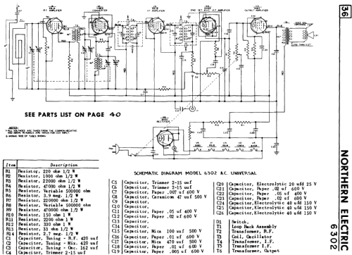 6302 ; Northern Electric Co (ID = 769773) Radio