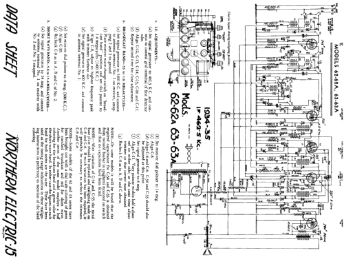 63-A ; Northern Electric Co (ID = 765861) Radio