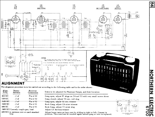 Sportsman BP-6700 ; Northern Electric Co (ID = 770598) Radio