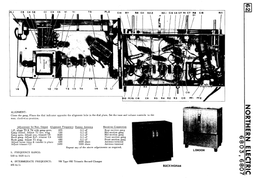 Buckingham 6807 ; Northern Electric Co (ID = 2363086) Radio