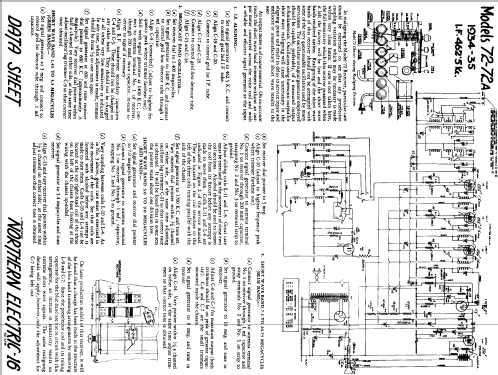 72 ; Northern Electric Co (ID = 765869) Radio