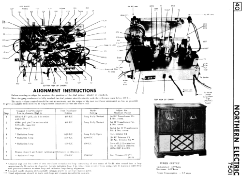 7501 ; Northern Electric Co (ID = 770593) Radio