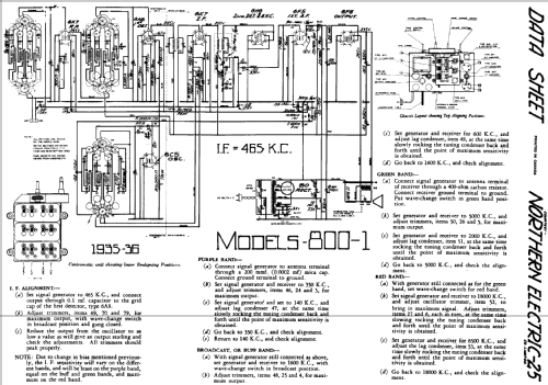 801 ; Northern Electric Co (ID = 1183807) Radio