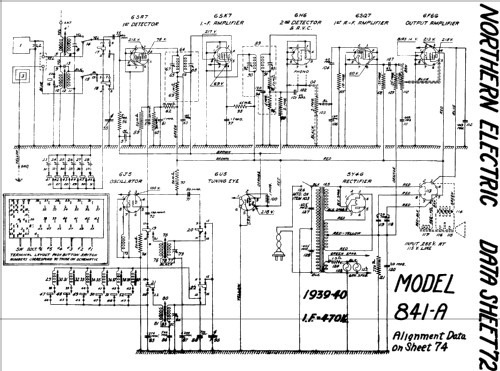 841-A ; Northern Electric Co (ID = 768976) Radio