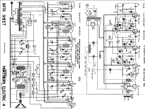 Lucerne Ch= 73; Northern Electric Co (ID = 765462) Radio