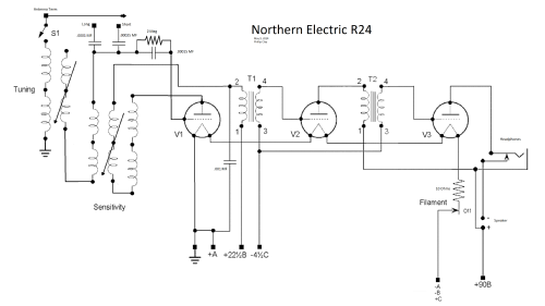 R24 ; Northern Electric Co (ID = 3032418) Radio