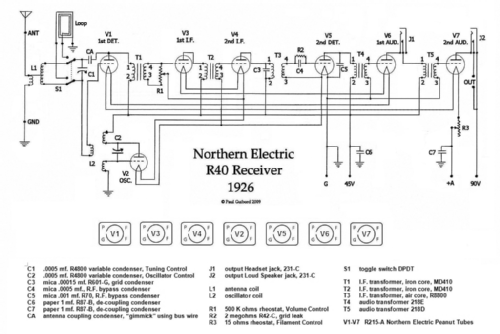 R-40 ; Northern Electric Co (ID = 2645579) Radio