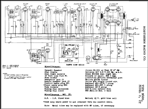 N600 CT Commercial Re Northern Radio Co.; New York, build 1951 ...