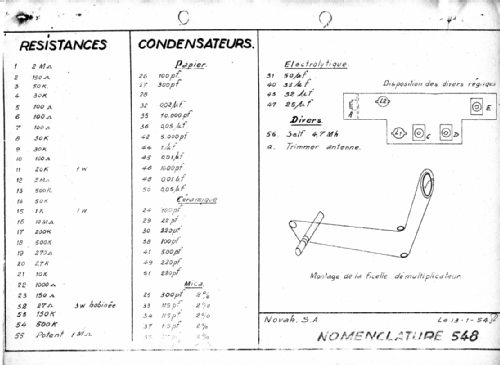 Record 548; Novak also Pontiac; (ID = 880720) Car Radio