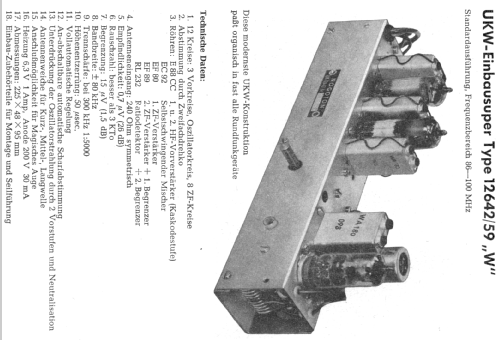 UKW-Einbausuper 12642/59 W; Nogoton, (ID = 2520219) Converter