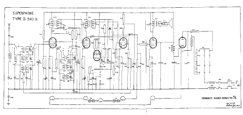 Superphone D340U; NRI - Nordisk Radio (ID = 2386687) Radio