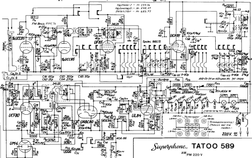 Superphone Tattoo 589 AM/FM; NRI - Nordisk Radio (ID = 2013410) Radio