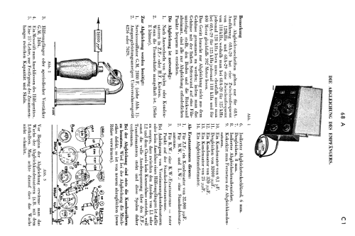 Aristona H68A; NSF Nederlandsche (ID = 2550048) Radio