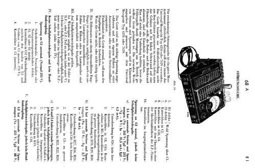 Aristona H68A; NSF Nederlandsche (ID = 2550052) Radio