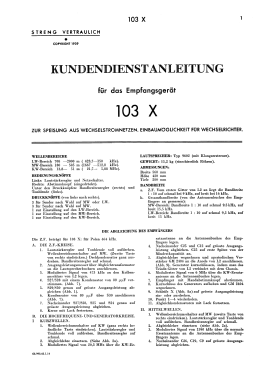 H103X; NSF Nederlandsche (ID = 2846195) Radio