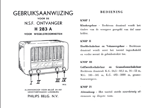 H283A; NSF Nederlandsche (ID = 1143989) Radio